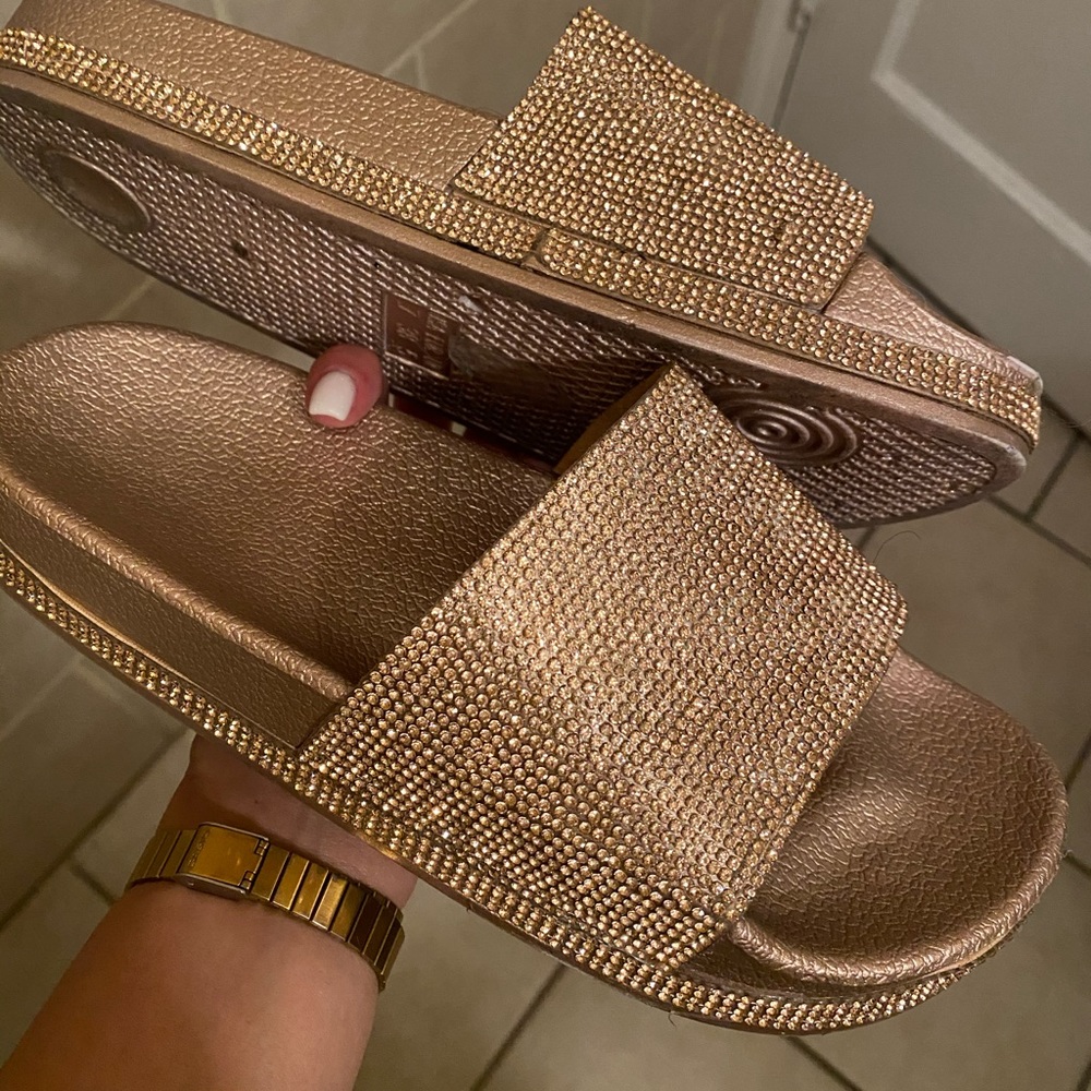 Rose Gold Slippers / Sandals